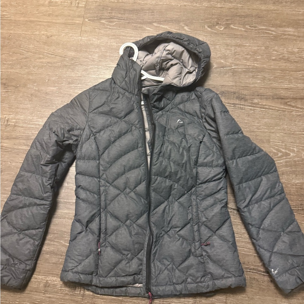 Paradox Women's Gray Quilted Puffer Jacket